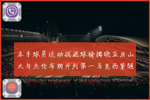 本季球员运动战进球榜揭晓亚历山大与杰伦布朗并列第一马克西紧随其后